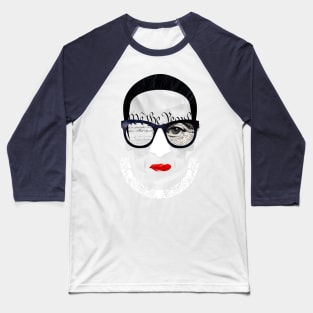 Ruth Bader Ginsburg - RBG Baseball T-Shirt